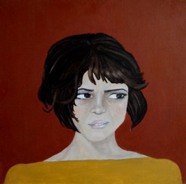  Crimson #3  14.5 x 15.5 in  2009