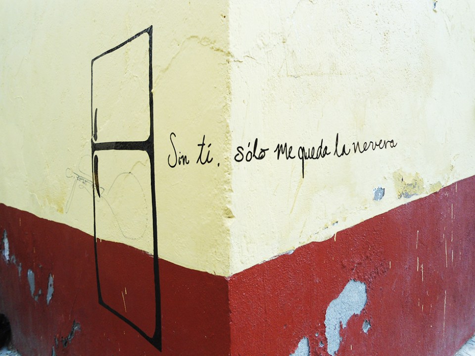 detail vinyl letters on a wall 2012